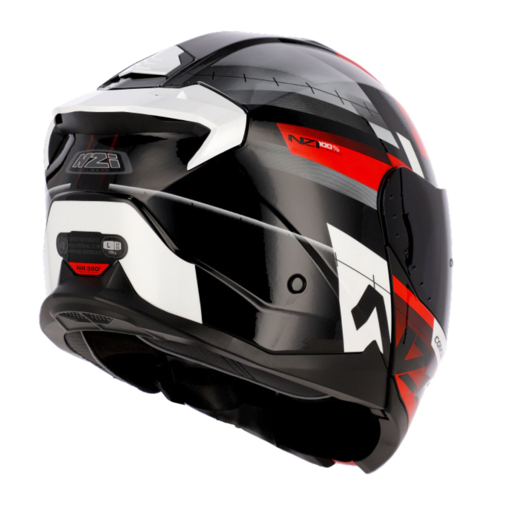 Casco De Moto Rebatible Nzi Combi 3 Duo Doble Visor - Imagen 5