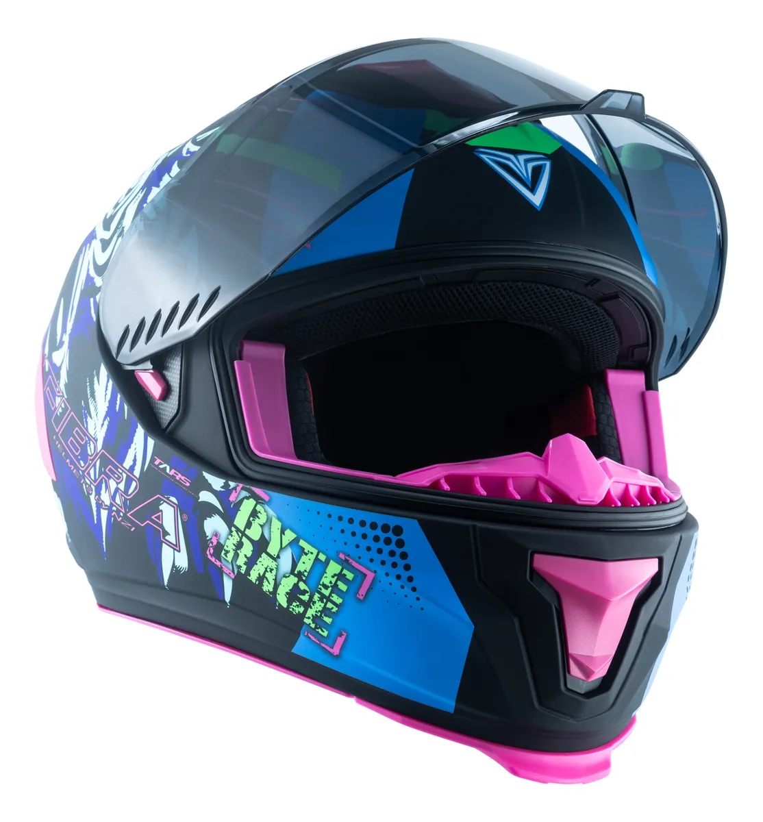 Casco Moto Integral Nzi Fibra Byte Visor Polarizado+spoiler - Imagen 4