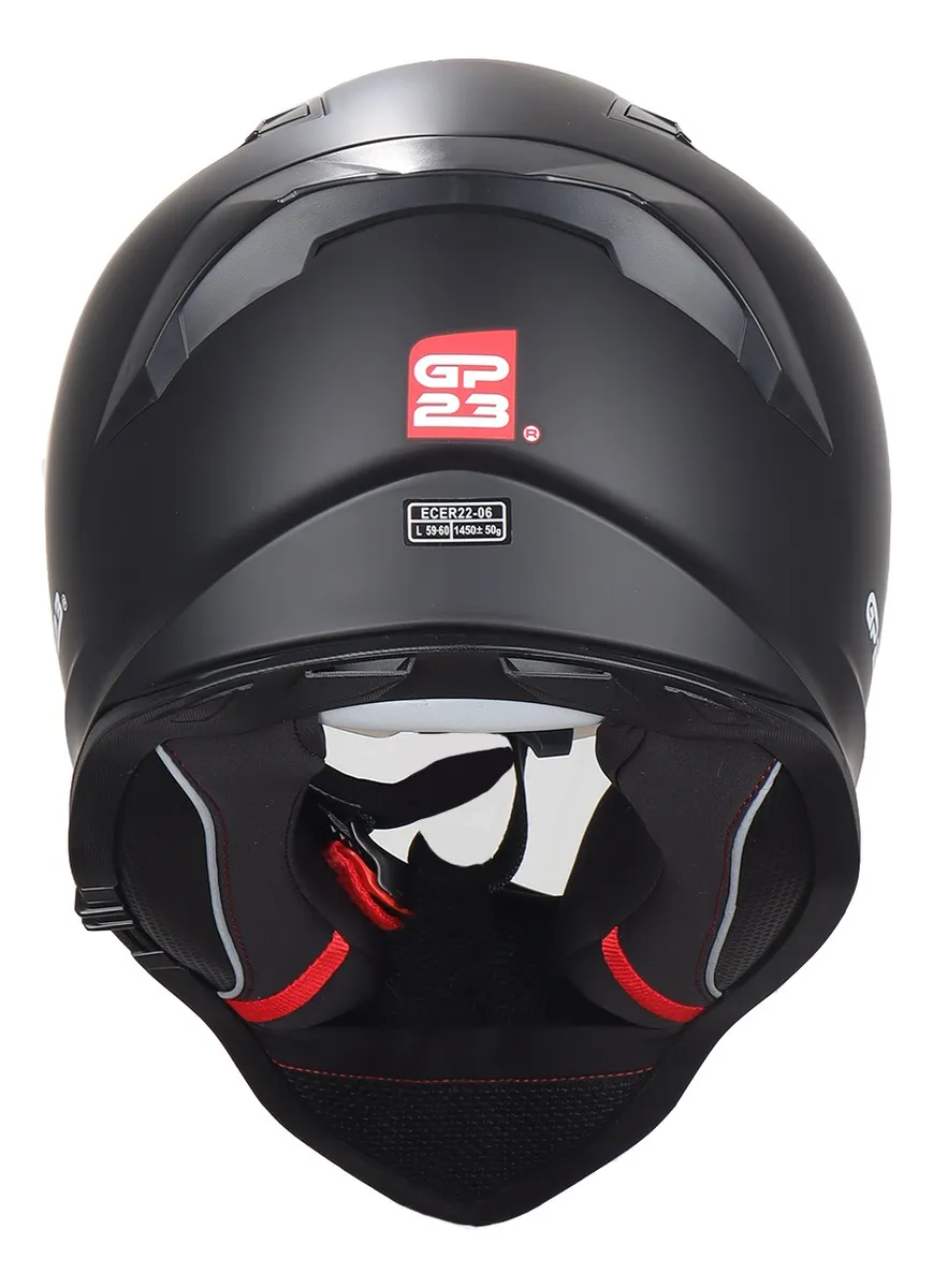 Casco Moto Gp23 Touring Cross Doble Visor Cr800 Mate - Imagen 3