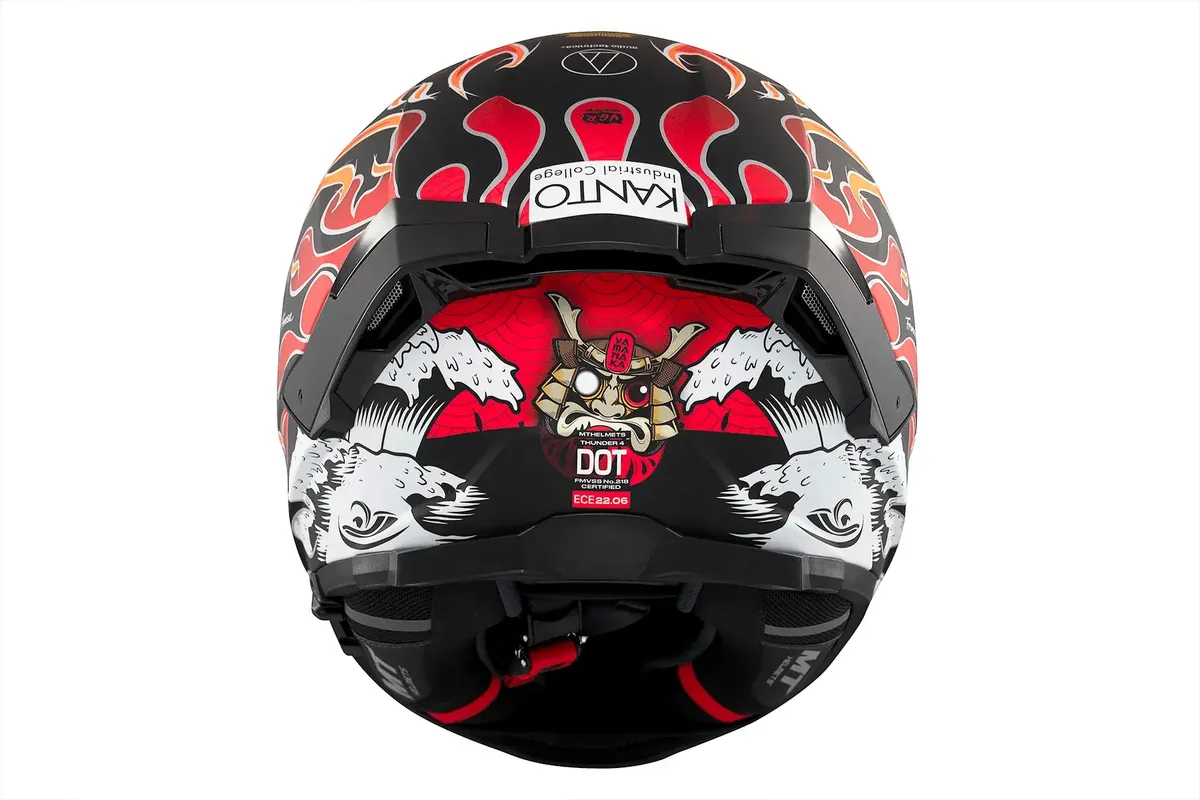 Casco De Moto Mt Thunder 4 Yamanaka Doble Visor - Imagen 4