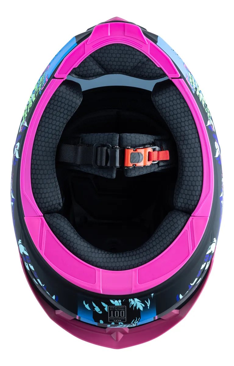 Casco Moto Integral Nzi Fibra Byte Visor Polarizado+spoiler - Imagen 8