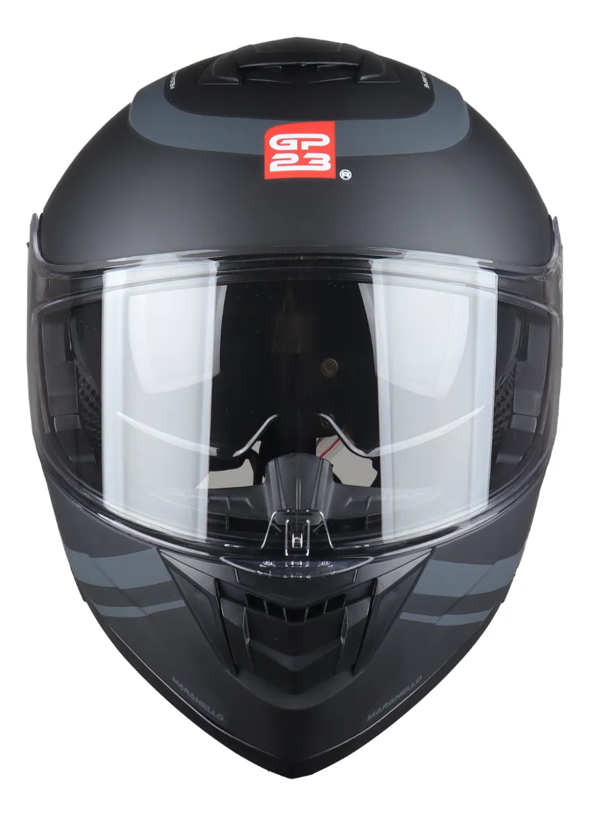 Casco De Moto Rebatible Gp23 F1900 Maranello Doble Visor Blanco - Imagen 4