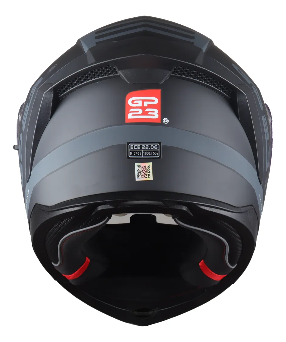 Casco De Moto Rebatible Gp23 F1900 Maranello Doble Visor Blanco - Imagen 5