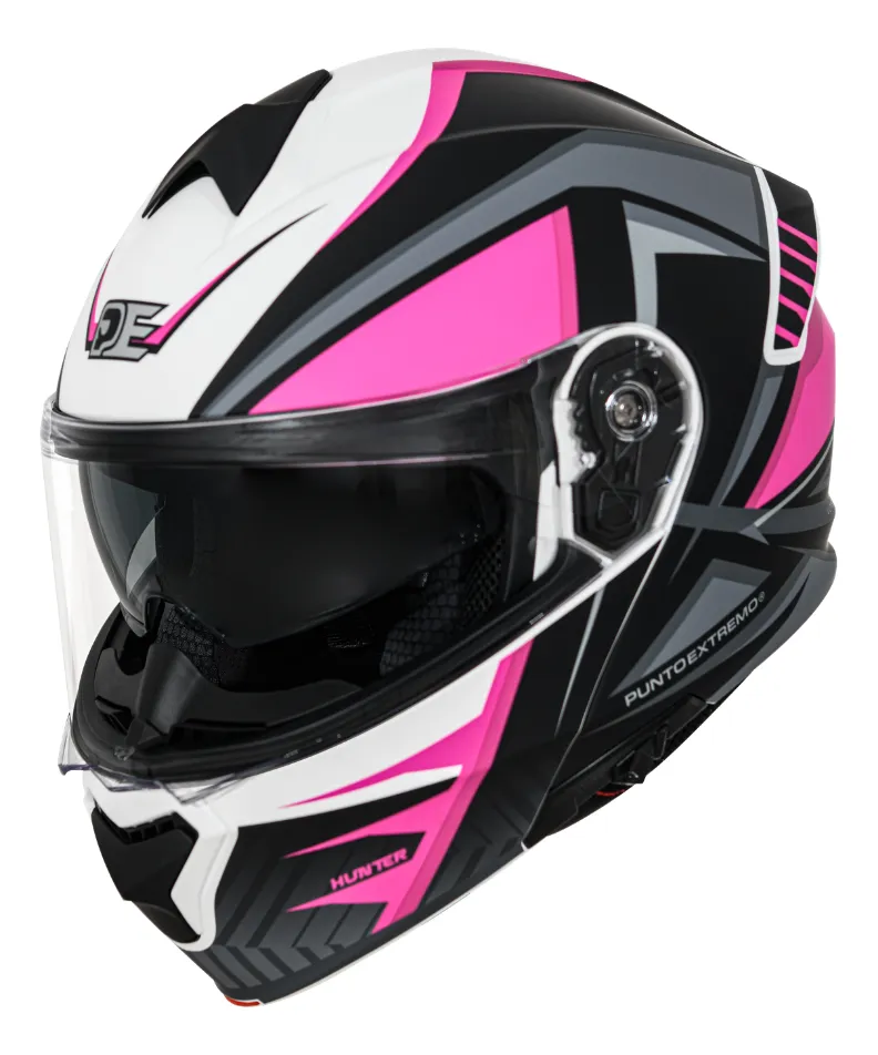 Casco Para Moto Rebatible Punto Extremo Way 935 Doble Visor - Imagen 3