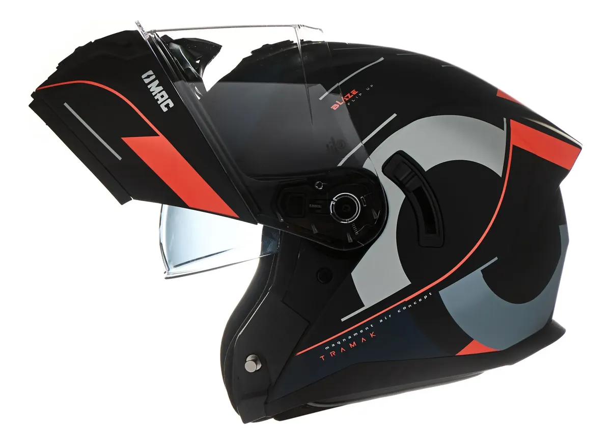 Casco Moto Rebatible Mac Blaze Tramak Doble Visor - Imagen 4