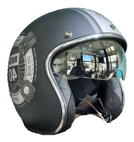 Casco para moto abierto Hawk 721 ruta 40 - Imagen 4