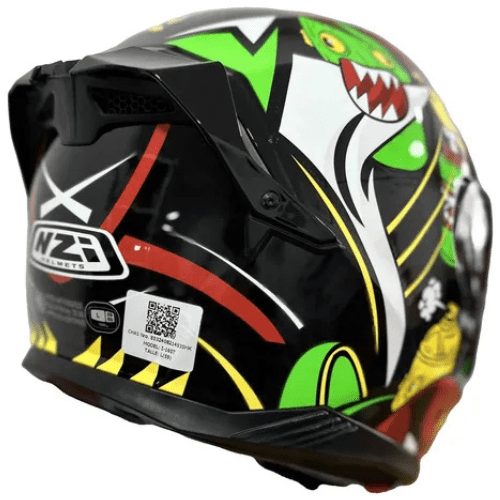 Casco de moto Integral Nzi Go Rider Doble Visor - Imagen 4