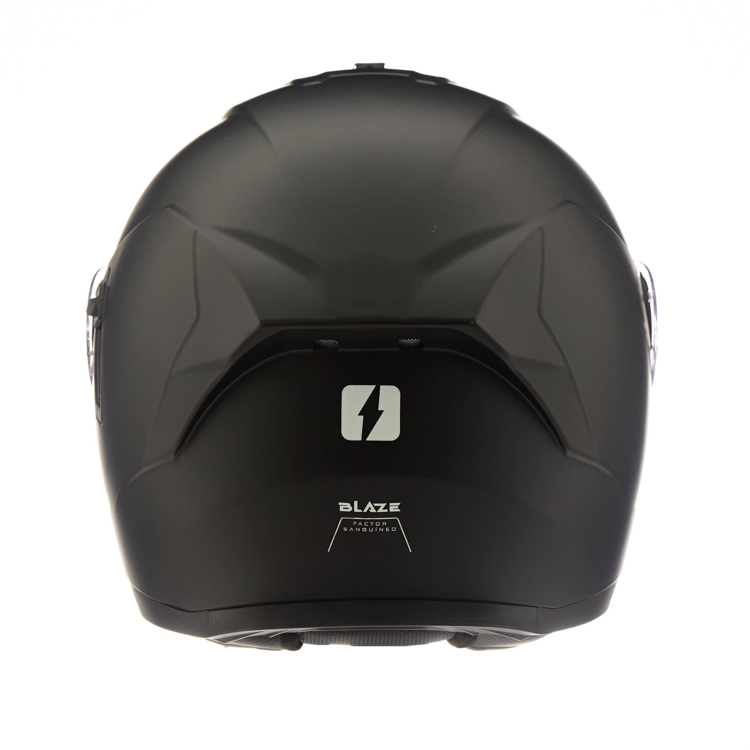 Casco Moto Rebatible Mac Blaze Solid Negro Mate - Imagen 5