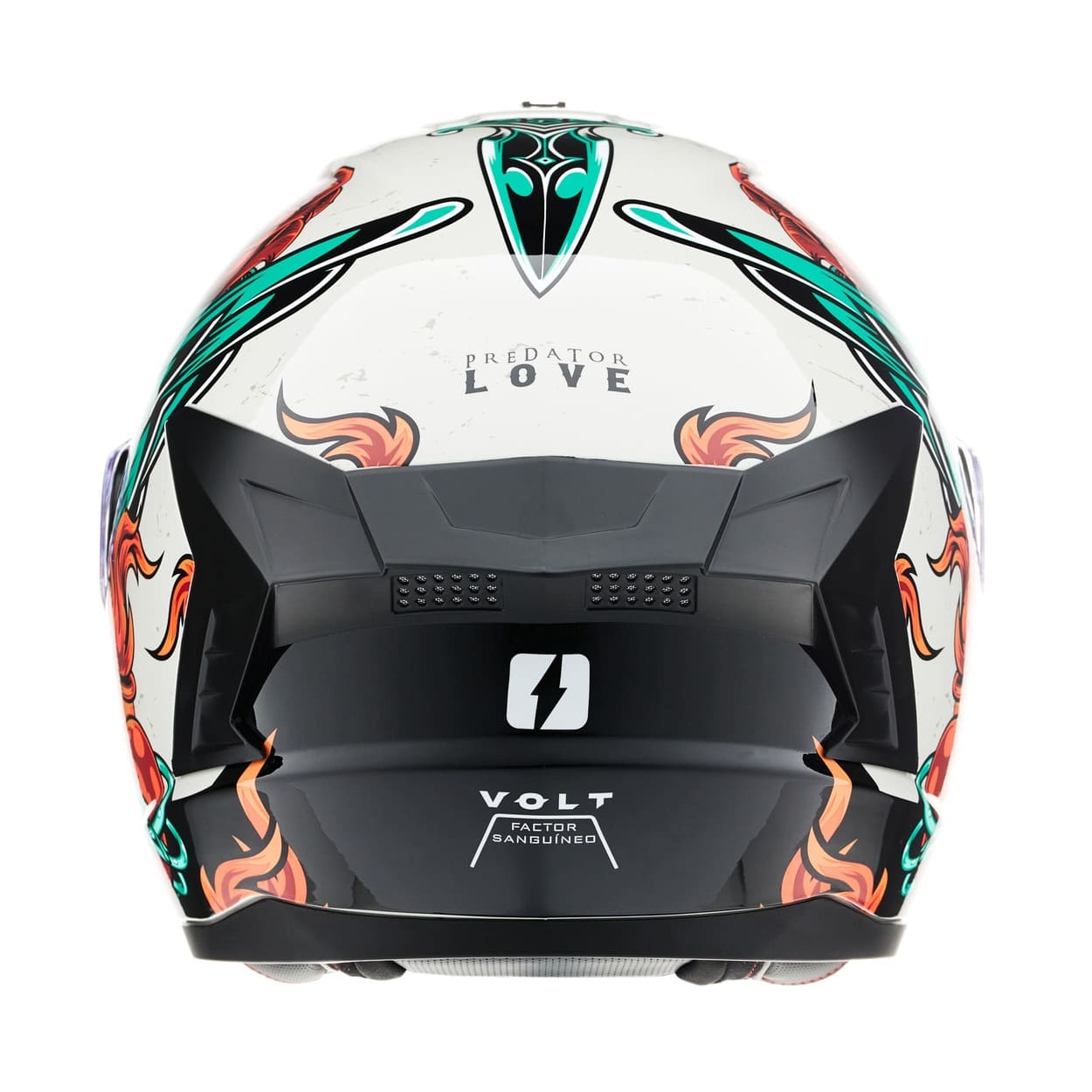 Casco De Moto Integral Mac Ff070 Love Predator - Imagen 4