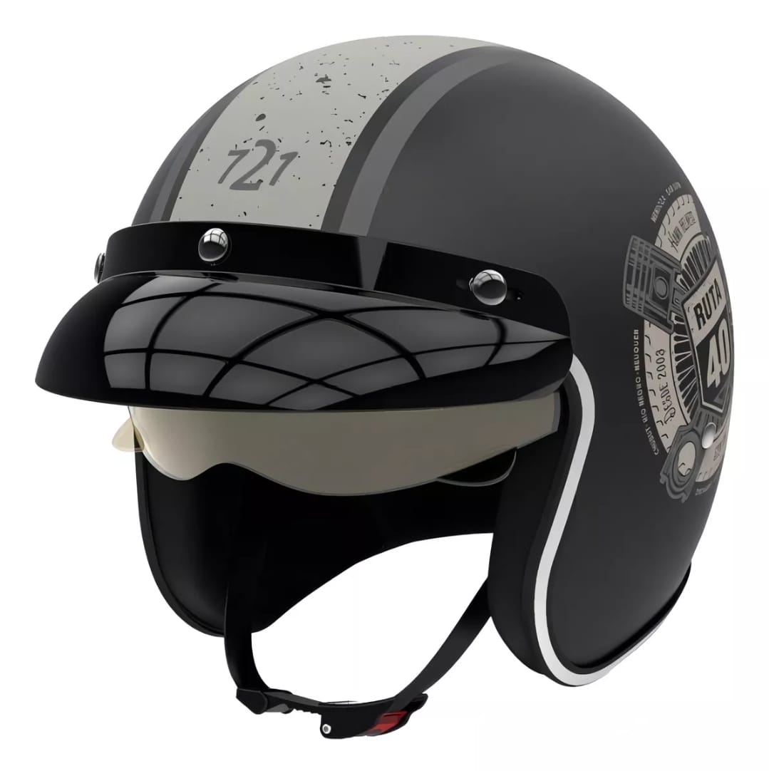 Casco para moto abierto Hawk 721 ruta 40 - Imagen 3