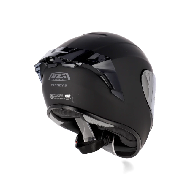 Casco Integral NZI Trendy Visor Gris y Extra Transparente - Imagen 4