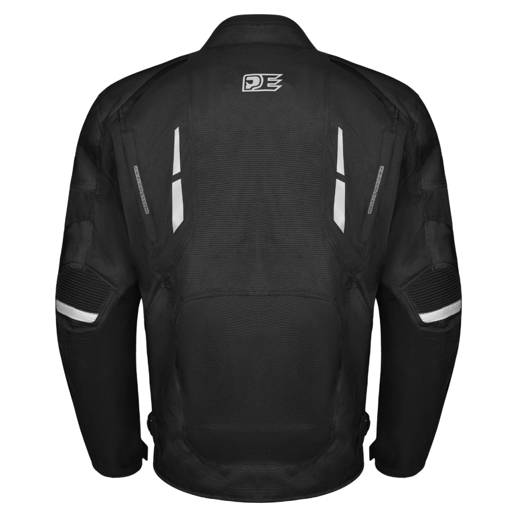 Campera de Moto Punto Extremo PK-02 Ventilaciones Protecciones Cordura Negra - Imagen 3