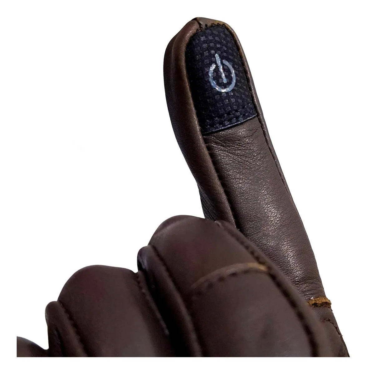 Guantes GP23 GT10 Cuero Vacuno Protecciones Táctiles Marrones - Imagen 3