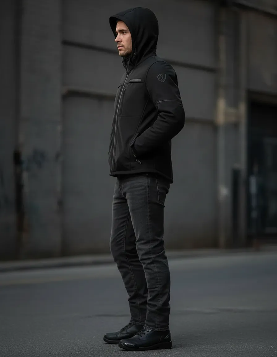 Campera Octane Softshell Capucha Desmontable Protecciones Ventilaciones - Imagen 6