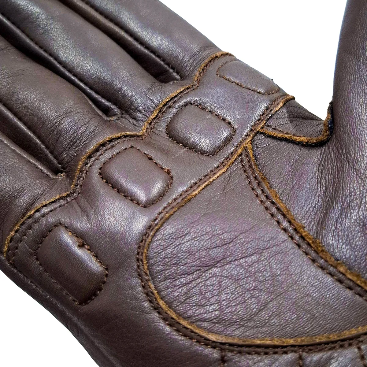 Guantes GP23 GT10 Cuero Vacuno Protecciones Táctiles Marrones - Imagen 5