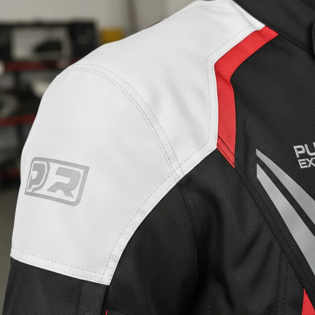 Campera de Moto Punto Extremo PK-02 Ventilaciones Protecciones Cordura Roja - Imagen 4