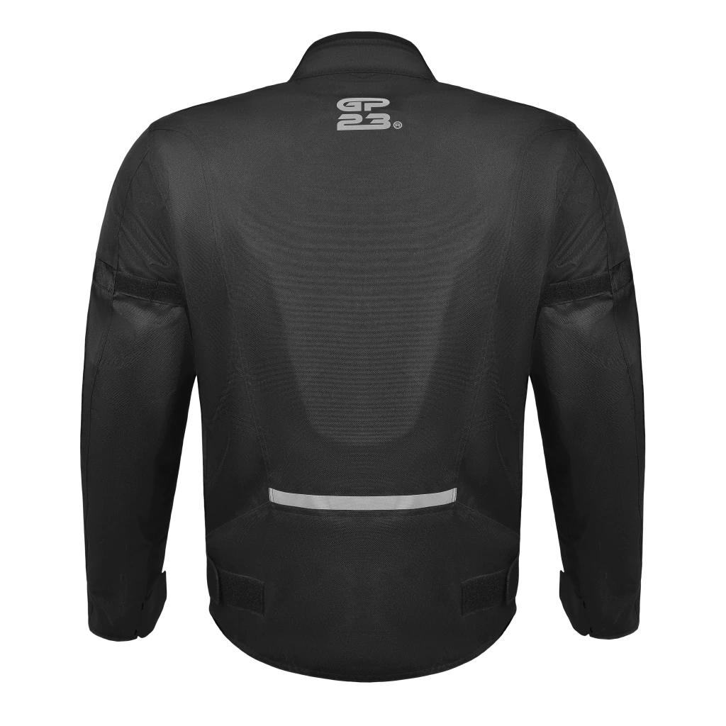 Campera Moto Gp23 Pk-01 Hombre Protecciones 4 Estaciones Negro - Imagen 3