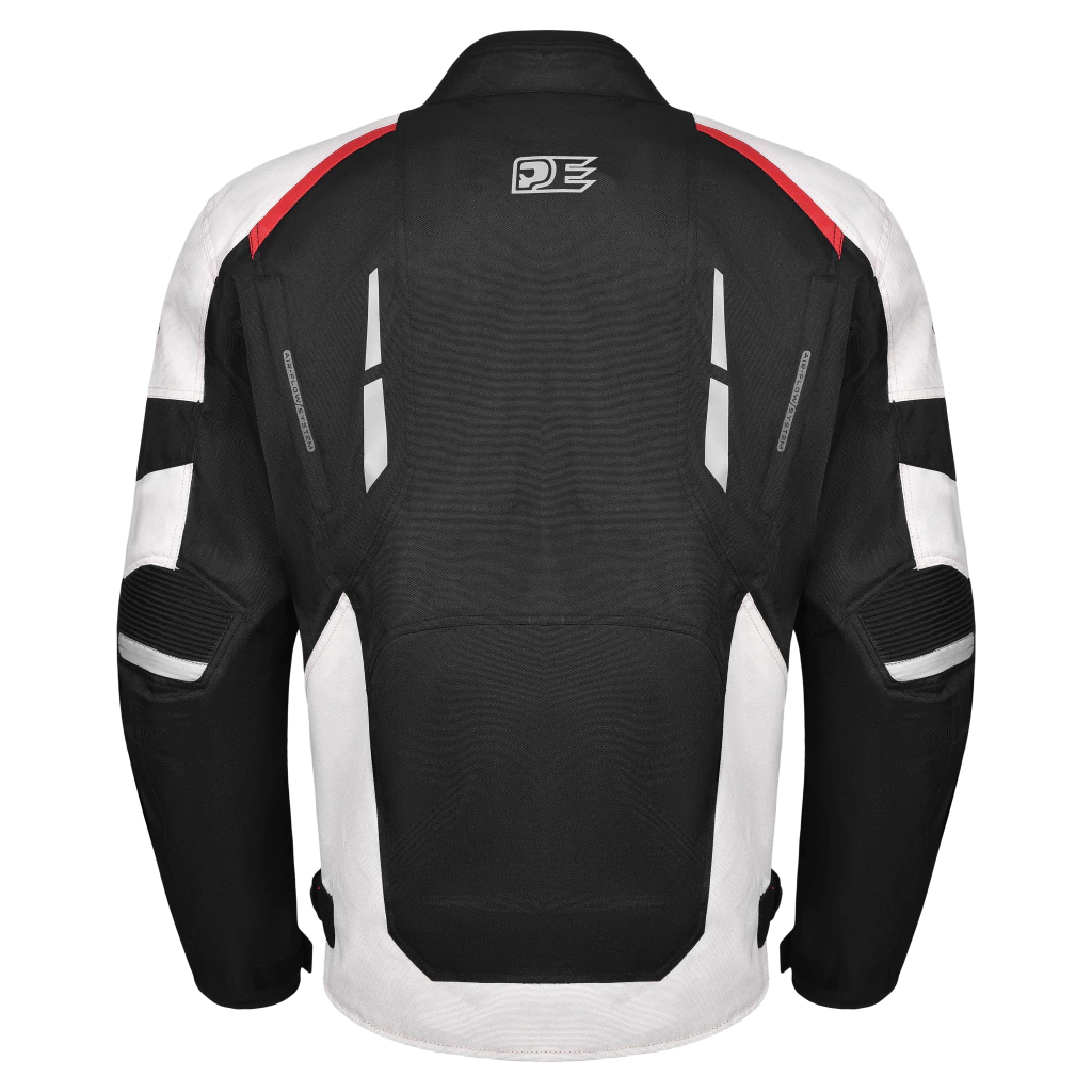 Campera de Moto Punto Extremo PK-02 Ventilaciones Protecciones Cordura Roja - Imagen 3
