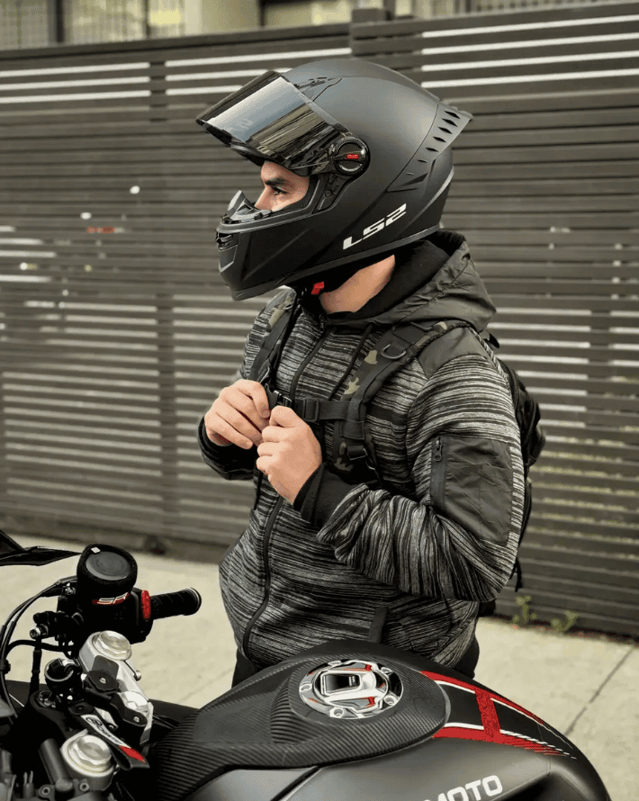 Casco Integral LS2 Cosmos FF816 Negro Mate - Imagen 6