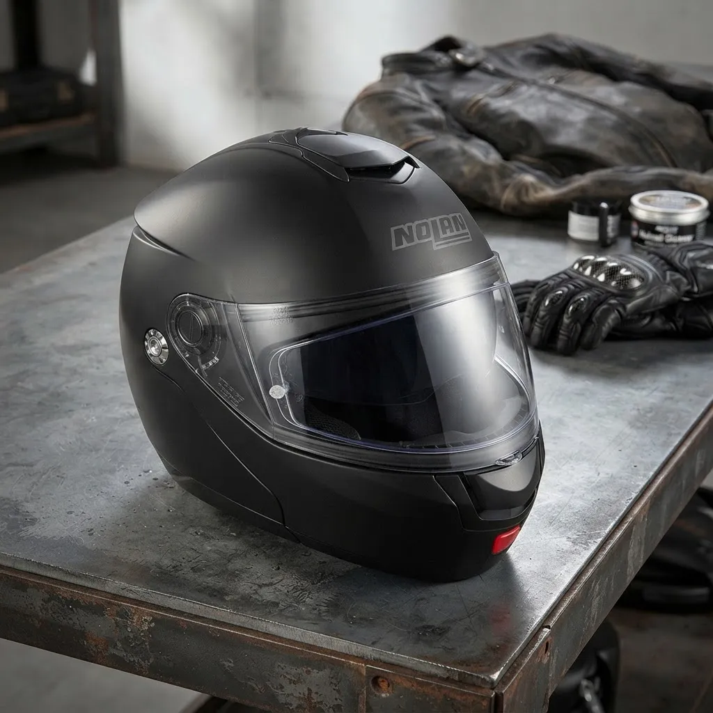 NUEVO! Nolan N90-2 Rebatible Doble Visor - Imagen 9